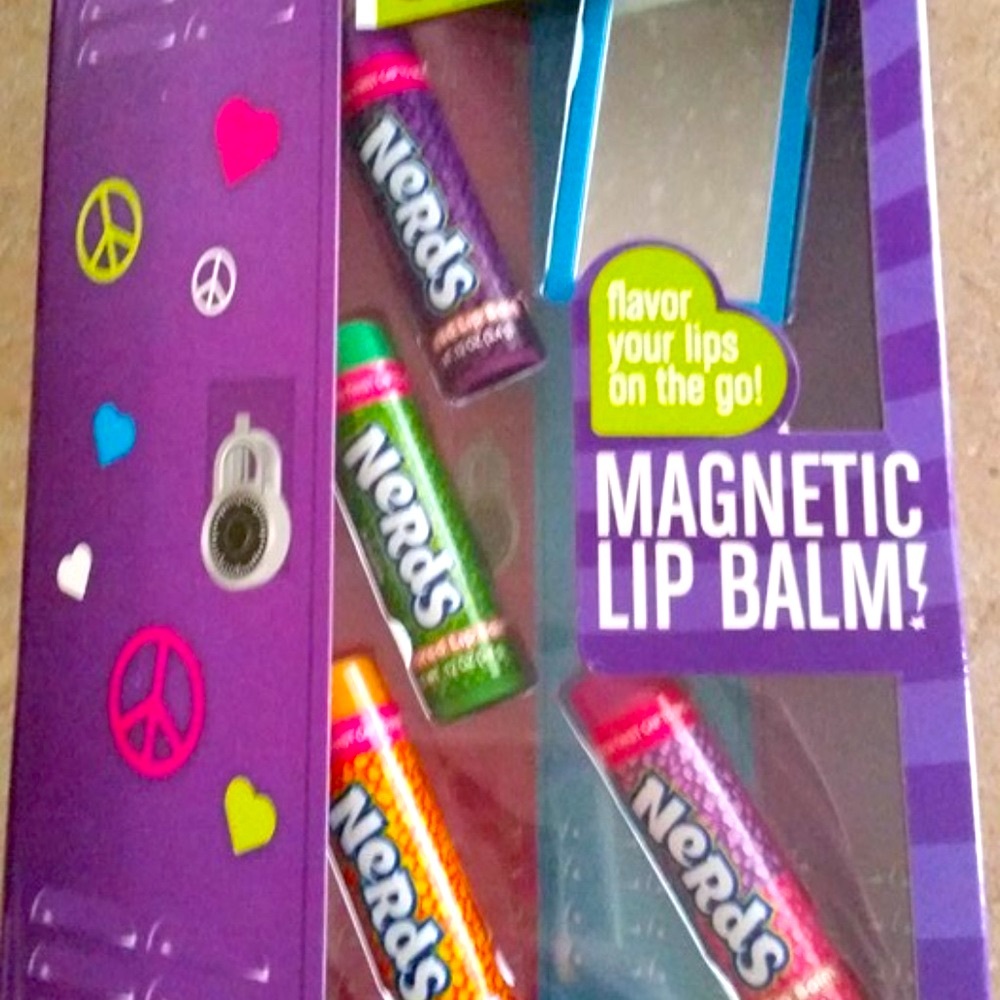 Nerds Magnetic Lip Balm , Lip Locker Chapsticks Gift Set